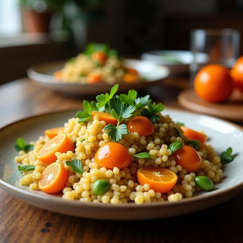 Ensalada Morada de Remolacha y Quinoa: Receta con Toque de Naranja en 20 Minutos