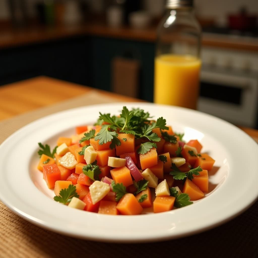 Ensalada Morada de Remolacha y Zanahoria: Receta Crujiente con Toque Cítrico y Alta en Fibra
