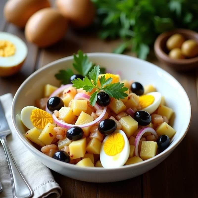 Ensalada Morena Canaria: Receta Auténtica con Patata y Bonito en 20 Minutos