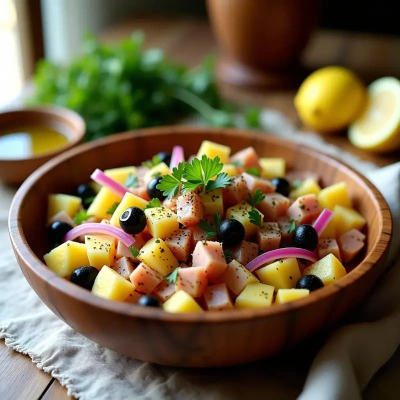 Ensalada Morena de Patata y Atún con Zaatar: Receta Rápida y Alta en Proteína