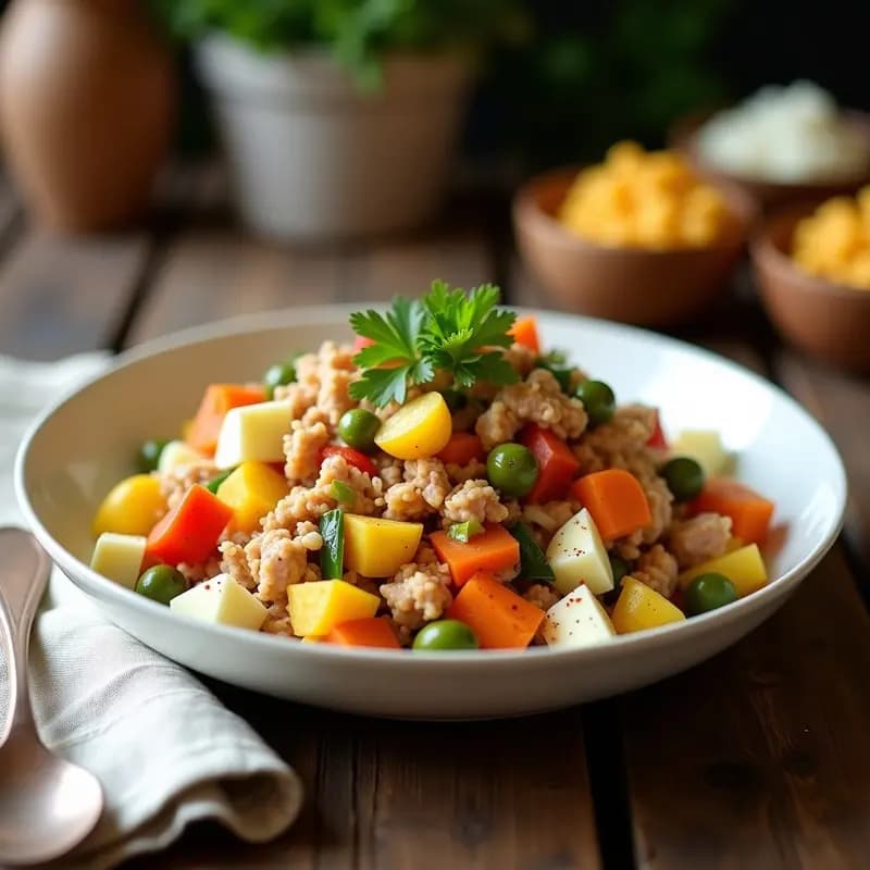 Ensalada Moruna con Atún y Huevo: Receta Duradera para Tupper de 3 Días