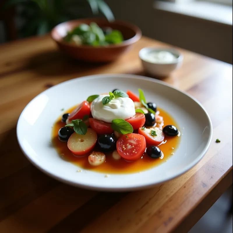 Ensalada Moruna de Berenjena Ahumada y Yogur: Receta Tradicional sin Horno en 25 Minutos