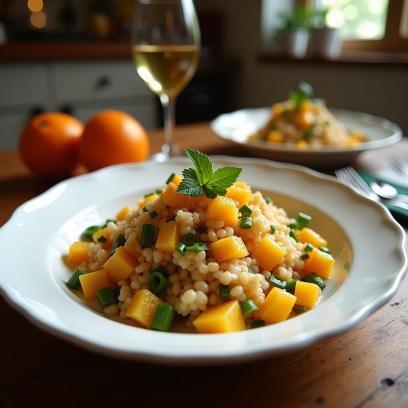 Ensalada Moruna con Granada, Naranjas y Pepino: Receta Árabe Fresca y Sin Cocinar en 10 Minutos