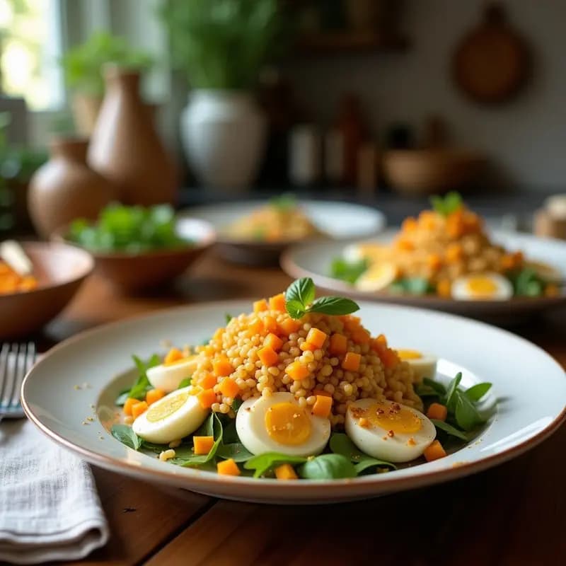 Ensalada Moruna con Granada y Naranjas Picantes: Receta Árabe Refrescante y Sin Gluten