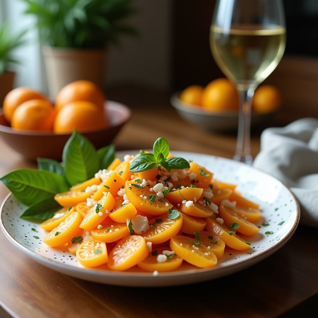 Ensalada Moruna de Naranja Sanguina y Aceitunas con Vinagreta de Granados: Receta Marroquí Fresca