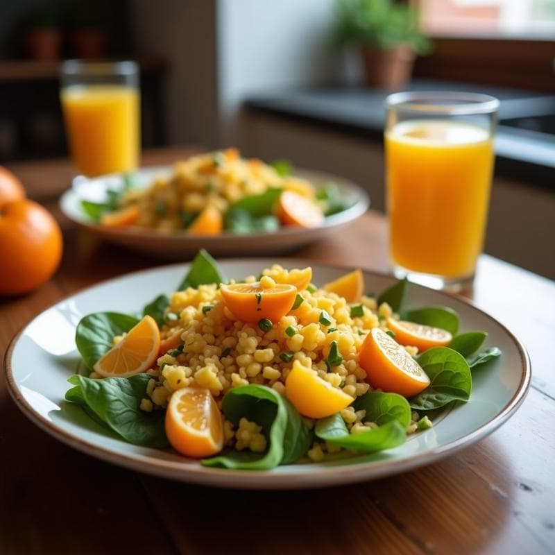 Ensalada Moruna con Naranjas y Especias Picantes: Receta Tradicional en 15 Minutos