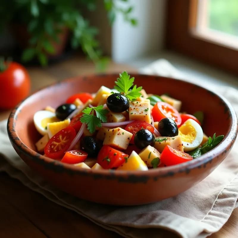Ensalada Moruna con Pimientos Asados y Atún: Receta Auténtica en 20 Minutos