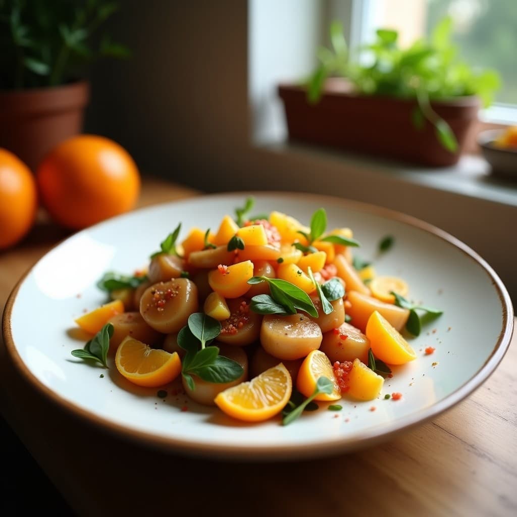 Ensalada Moruna de Remolacha Asada y Naranjas Sanguinas: Receta Árabe con Toque Moderno