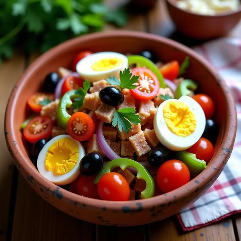 Ensalada Murciana con Atún, Huevo y Ñoras: Receta Fresca y Alta en Omega-3