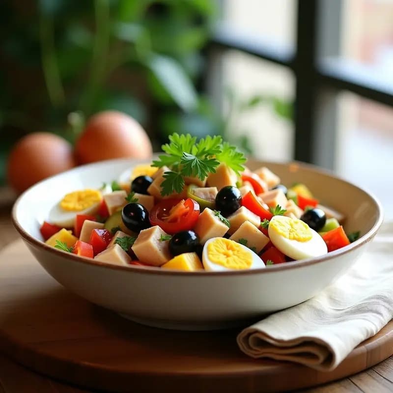 Ensalada Murciana con Atún, Huevos y Ñora: Receta Fresca y Nutritiva para el Verano