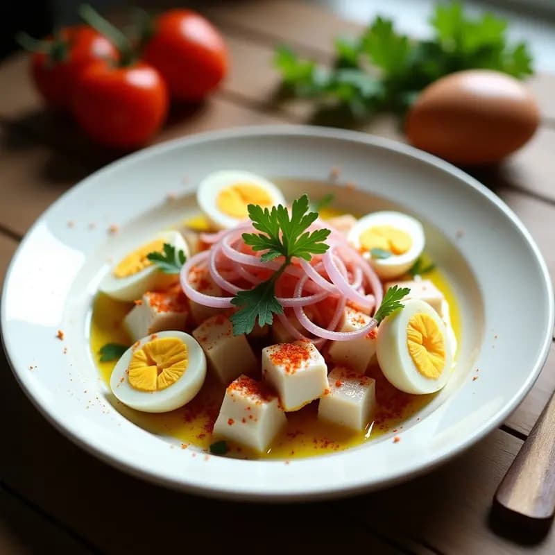 Ensalada Murciana de Bacalao y Náutz: Receta Fresca con Toque Salado