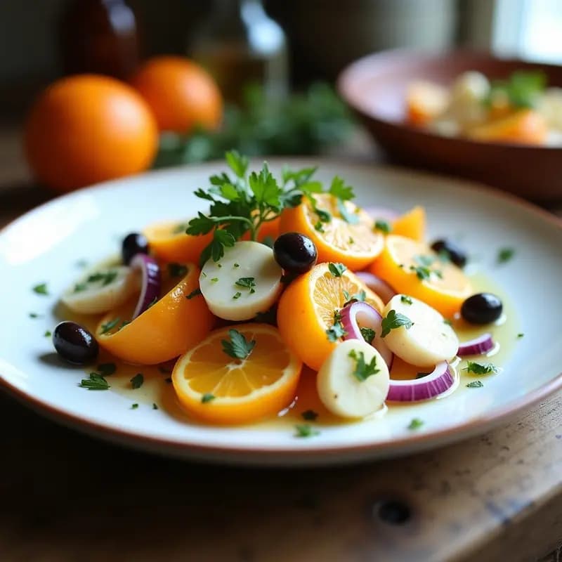Ensalada de Naranja y Bacalao: Receta Navideña Valenciana