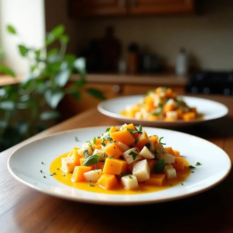 Ensalada de Naranja Sanguina, Bacalao Desalado y Aceitunas: Receta de Invierno Sin Cocinar