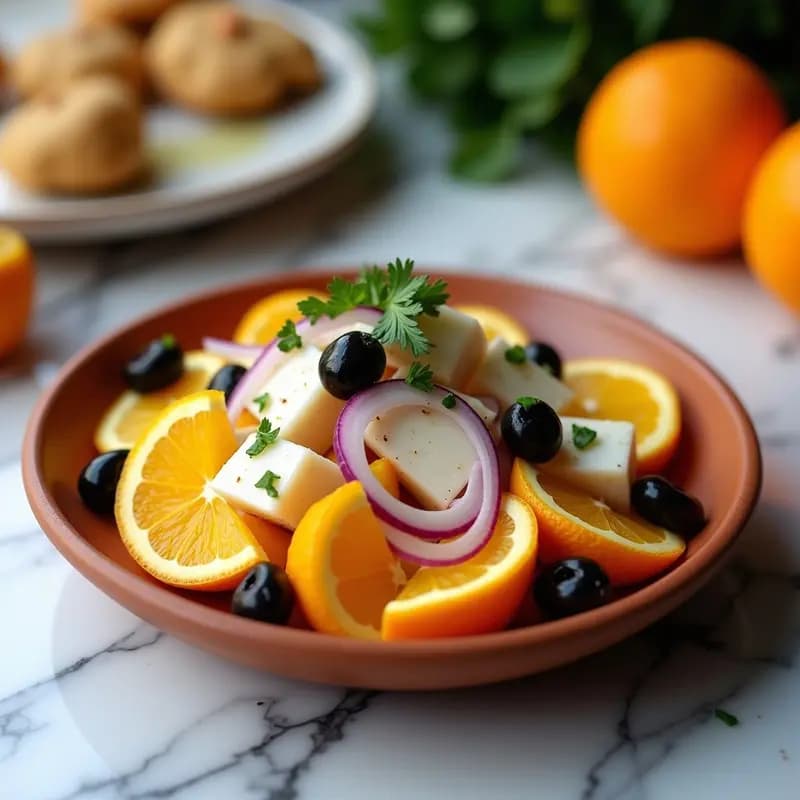Ensalada de Naranjas con Bacalao y Cebolla: Plato Típico Valenciano Fresco