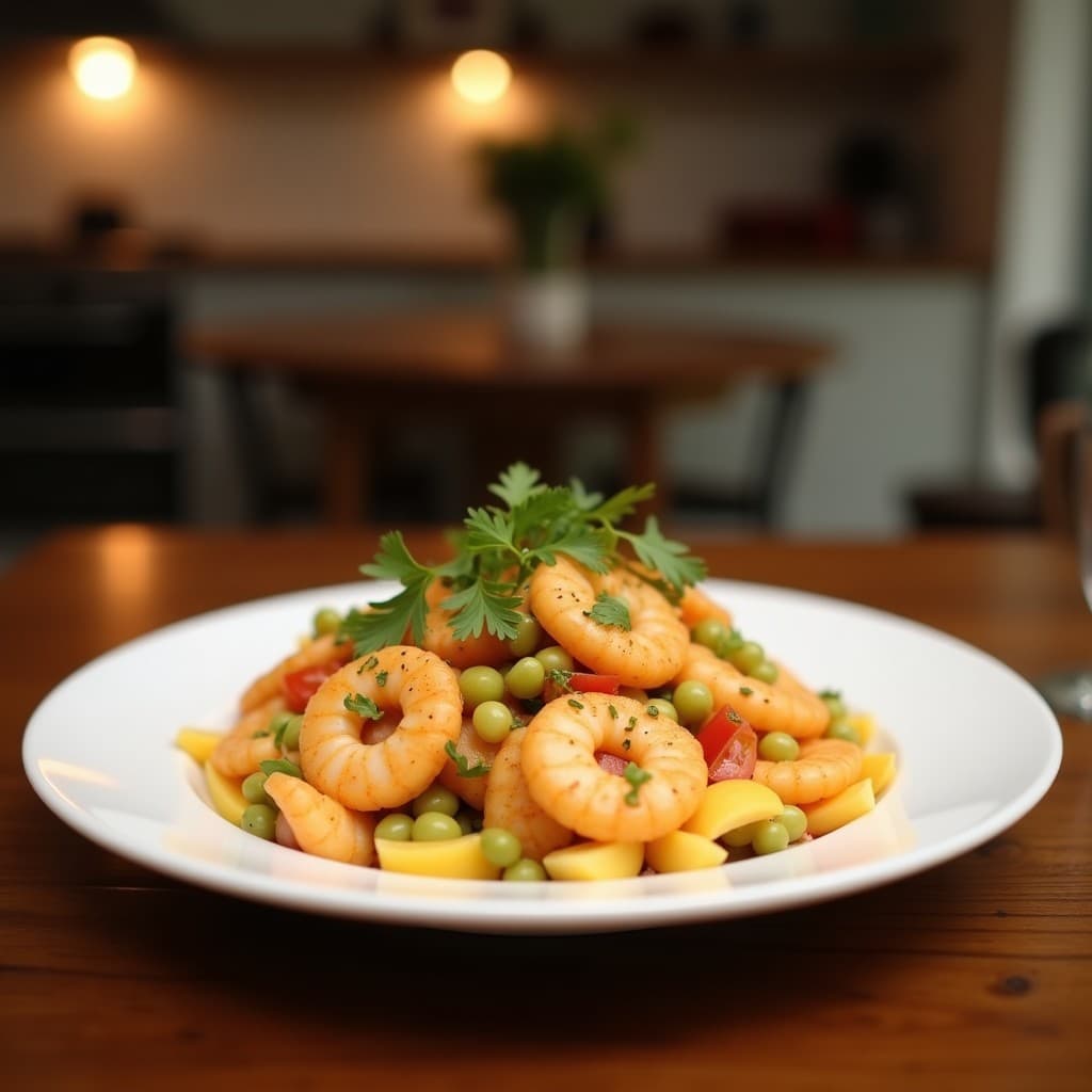 Ensalada de Palma de Corozo y Camarones Secos: Receta Costeña Colombiana con Vinagreta de Maracuyá