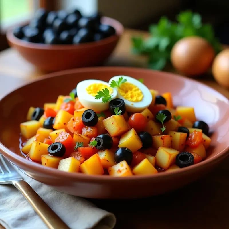 Ensalada de Papas Canaria con Ventresca y Pimentón: Receta de Tupper Raid en 15 Minutos