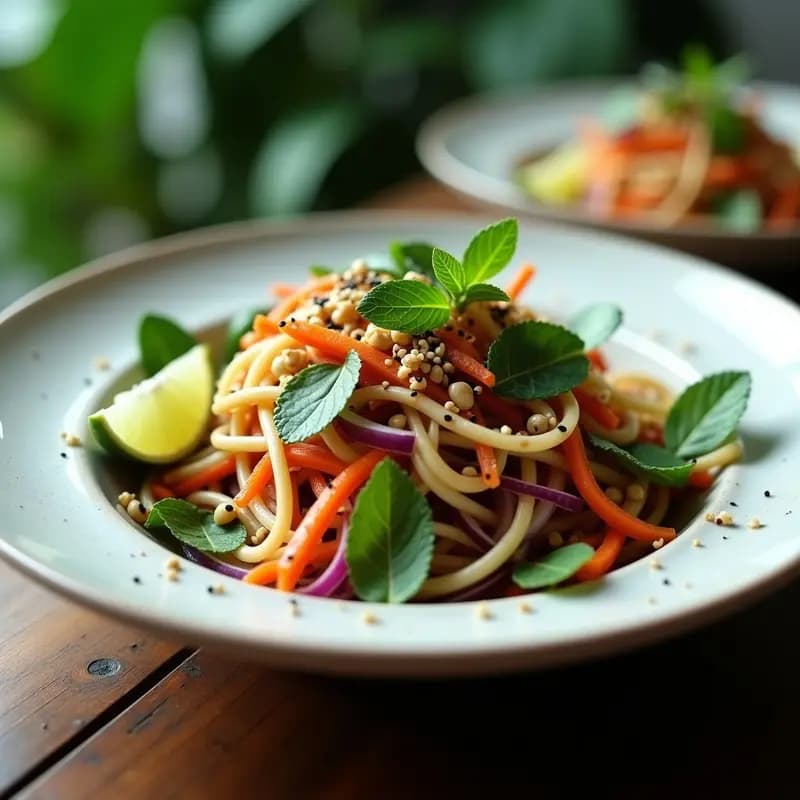 Ensalada de Papaya Verde con Limón y Cacahuetes: Receta Tailandesa Vegana y Detox