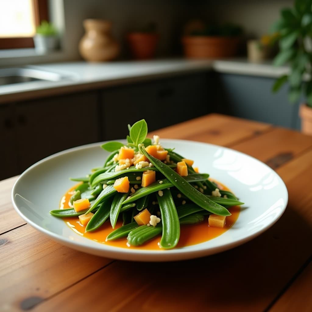 Ensalada de Populares y Nopales con Aderezo de Naranja Sanguina: Receta Mexicana Detox
