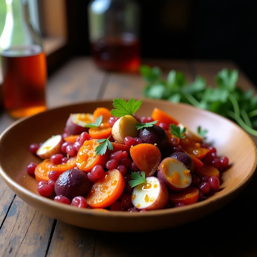 Ensalada de Pulpo y Batata con Vinagreta de Pimentón: Receta Gallego en 30 Minutos