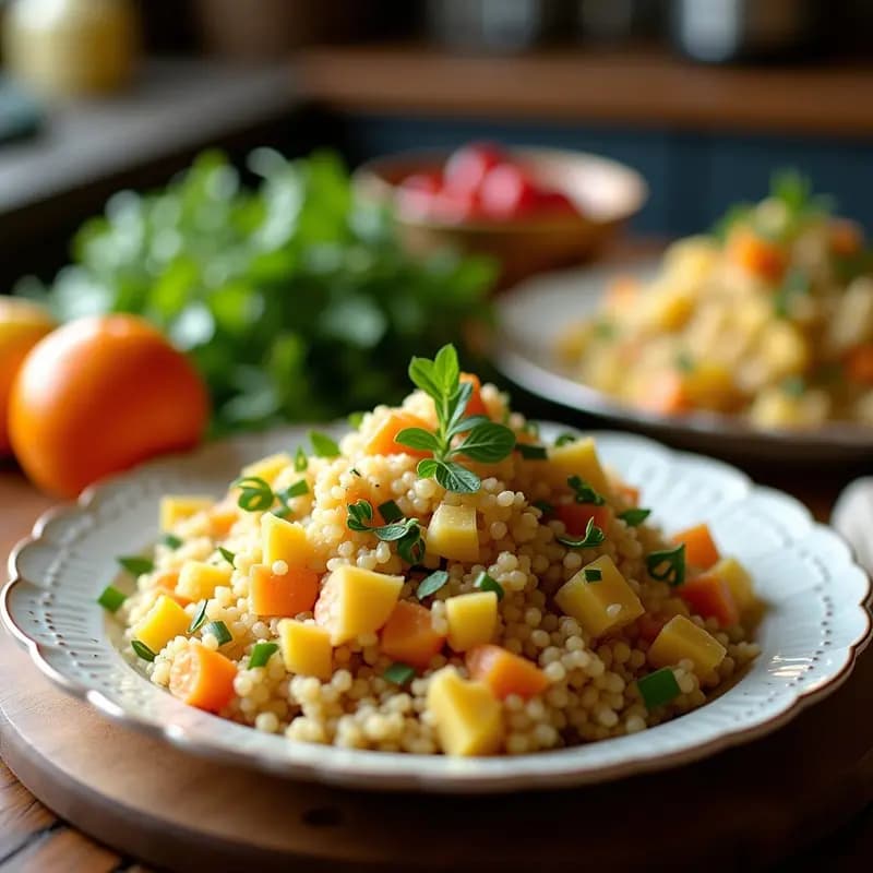 Ensalada de Quinoa con Espinacas y Naranja: Receta Saludable Alta en Hierro y Vitamina C