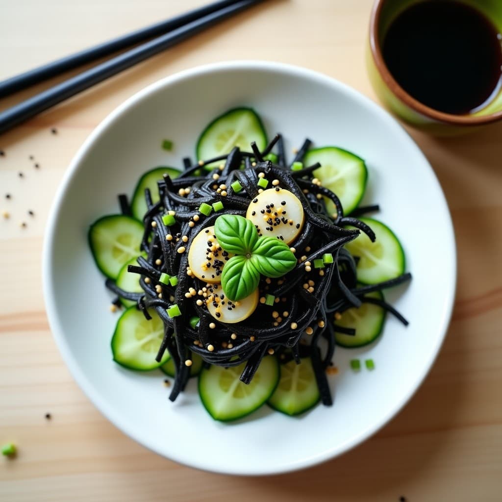 Ensalada de Rábanos Negros y Pepino con Vinagreta de Wasabi: Receta Japonesa Detox
