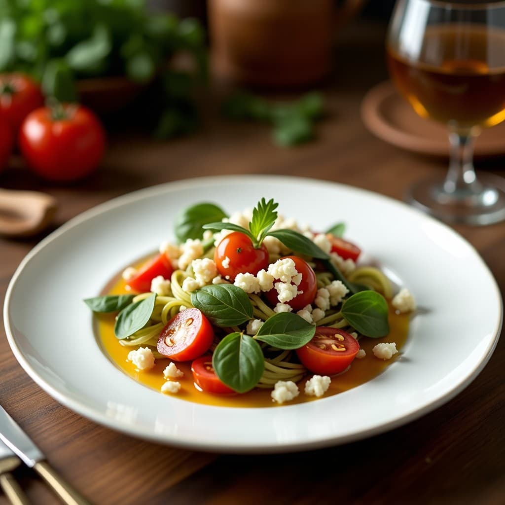 Ensalada de Rúcula y Granados con Aderezo de Vinagre de Granado: Receta Persa Fresca y Crujiente