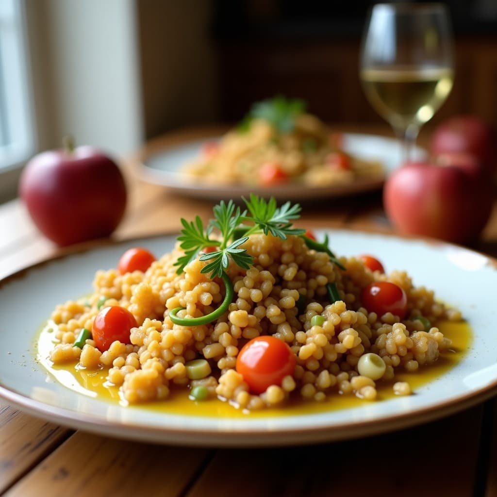 Ensalada de Rúcula y Granos de Granado con Vinagreta de Naranja Sanguina: Receta Italiana Viral