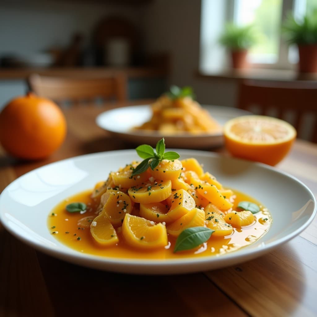 Ensalada de samen y Amaranto con Vinagreta de Naranja Sanguina: Receta Peruana Alta en Hierro