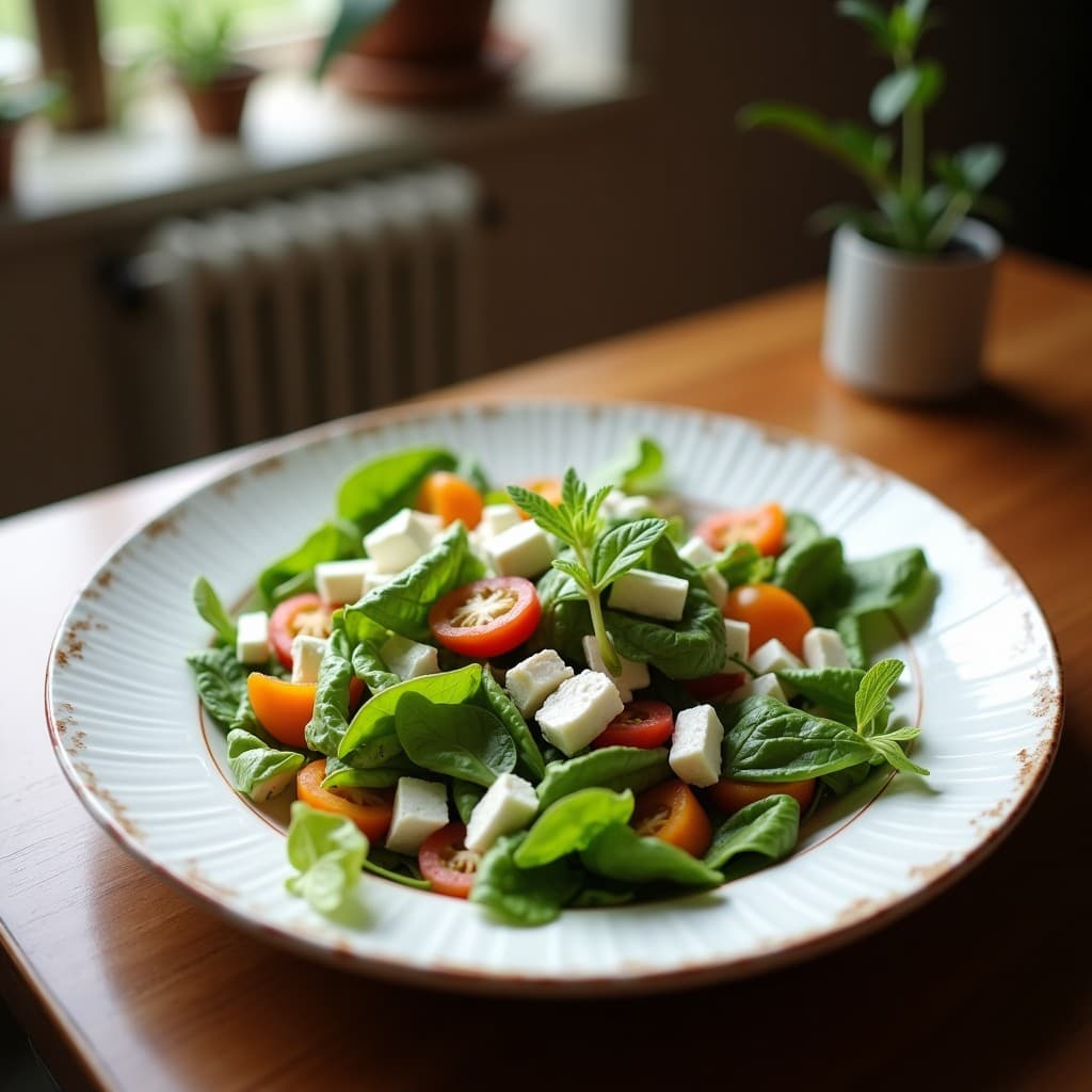 Ensalada de Watermelon, Queso Feta y Mentha: Receta Griega Fresca y Sin Horno