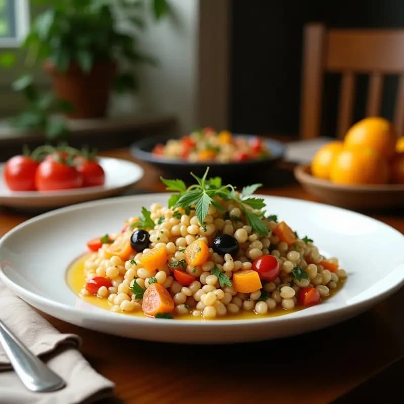 Ensalada Tabbouleh con Granadas y Naranjas: Receta Libanesa Fresca y Vitamínica
