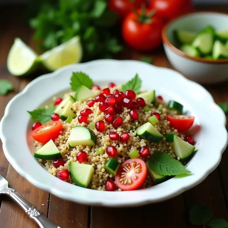 Ensalada Tabulé con Trigo Bulgur y Limón: Receta Libanesa Refrescante y Sin Gluten