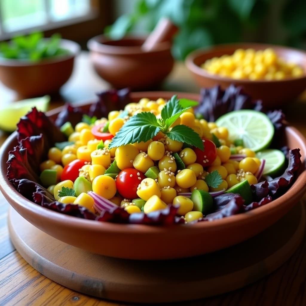 Ensalada Tía Julia con Palta y Maíz: Receta Peruana Tradicional y Refrescante