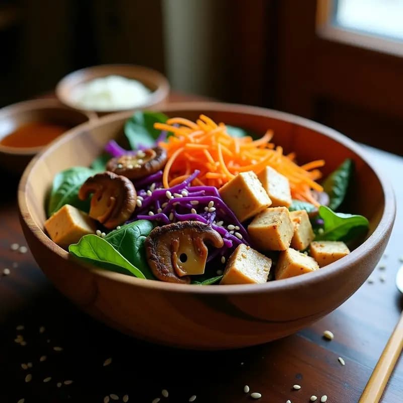 Ensalada Tibetana de Momias Japonesas: Receta Exótica y Alta en Proteína en 15 Minutos
