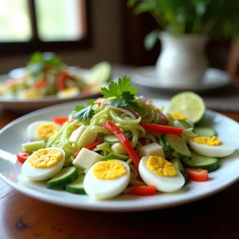 Ensalada Tibica Costarricense: Receta Auténtica con Palmito y Huevo en 15 Minutos