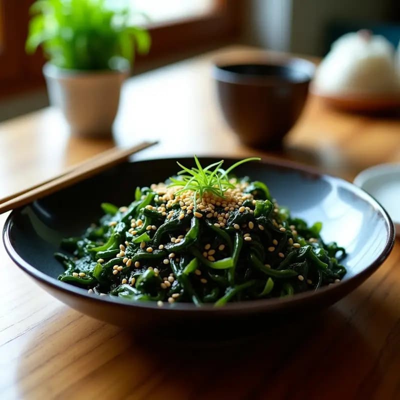 Ensalada de Watakushi con Algas y Sésamo: Receta Japonesa Tradicional y Alta en Omega-3