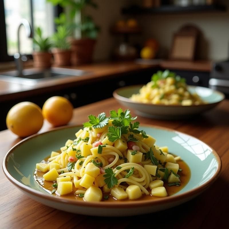 Ensalada de Yacon y Manzana Verde: Receta Detox y Sin Gluten con Vinagreta de Mosto