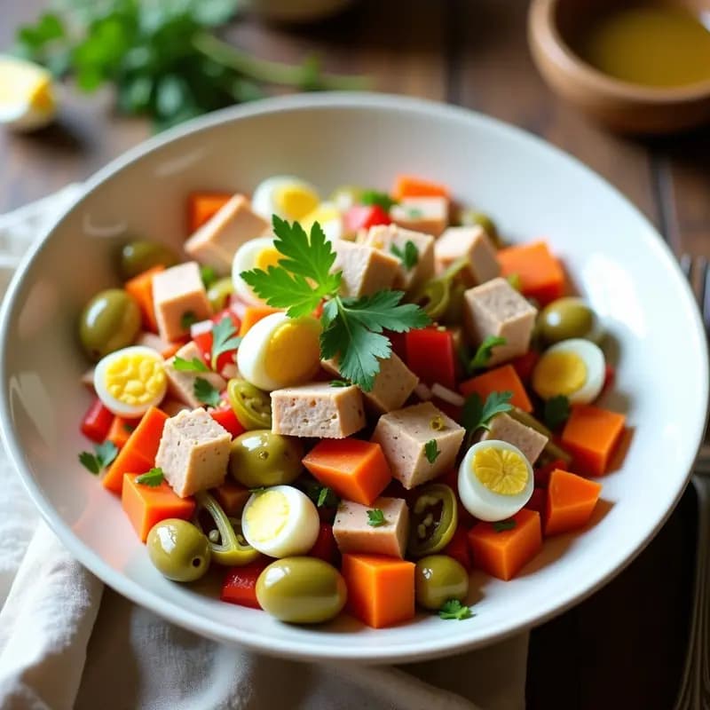 Ensaladilla de Atún con Vinagreta de Sidra: Receta Fresca para Llevar al Trabajo