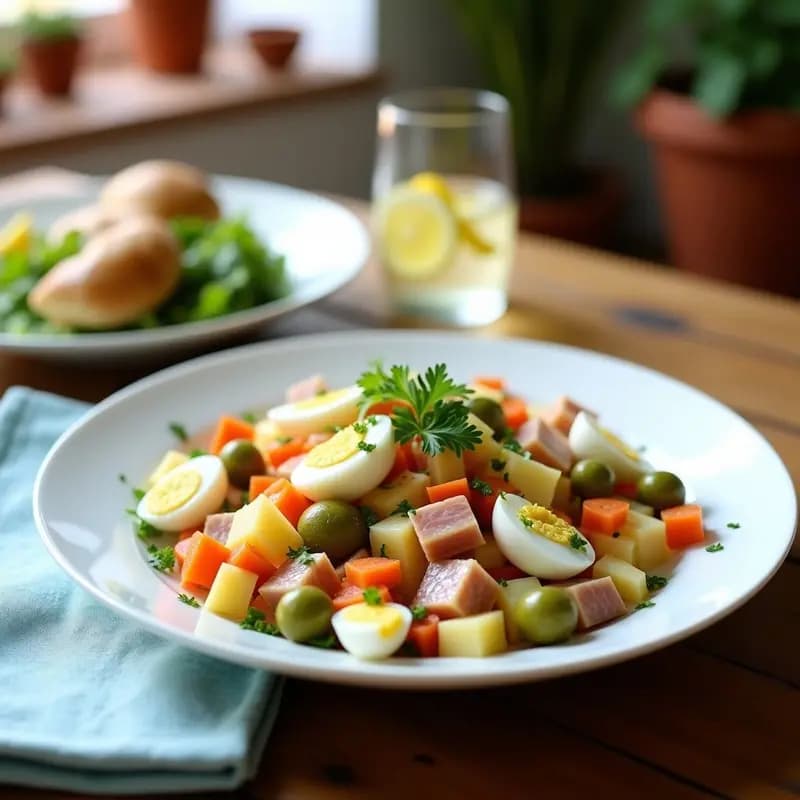 Ensaladilla de Bacalao y Ventresca: Ensalada de Verano con Toque Andaluz