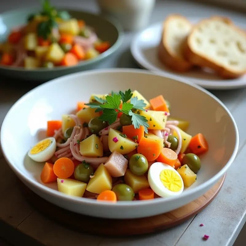 Ensaladilla catalana con ventresca y huevo duro: Receta veraniega sin mayonesa