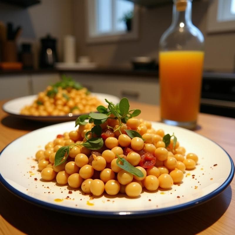 Ensaldilla de Garbanzos y Remolacha: Receta Vegana con Aderezo de Mostaza y Miel