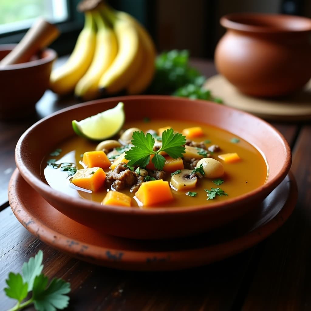 Ensopa’ de Mondongo Vegano con Calabaza: Receta Dominicano-Puertorriqueña en Olla Lenta