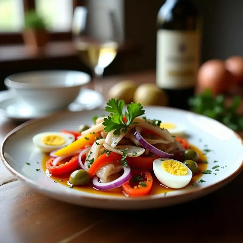 Éntrelas de Bonito con Pimientos Asados: Receta Vasca para Tapas Frías