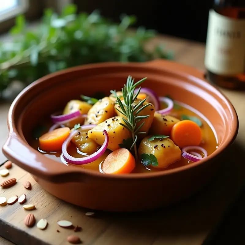 Escabeche de Conejo con Hierbas Provenzales: Receta Española en Vinagre