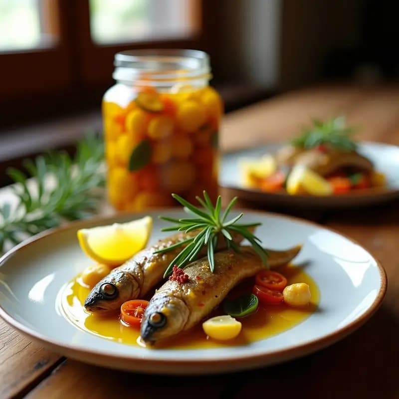 Escabeche de Sardinas: Conserva Tradicional con Aceite, Vinagre y Especias
