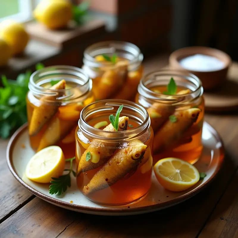 Escabeche de Sardinas con Limón y Pimentón: Tapa Tradicional Andaluza en Conserva Casera