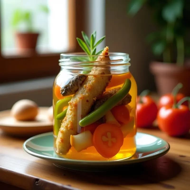 Escabeche de Sardinas con Pimientos y Cebolla: Aperitivo de Conserva Fácil y Sabroso