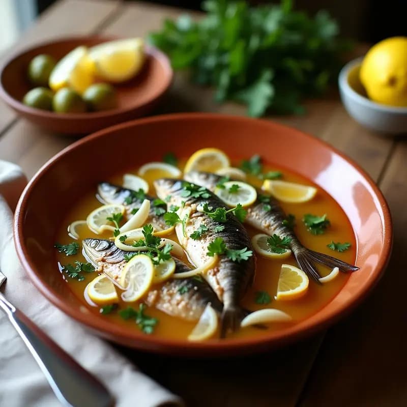 Escabeche de Sardinas con Vinagre de Jerez y Ajo: Receta Fría para el Verano