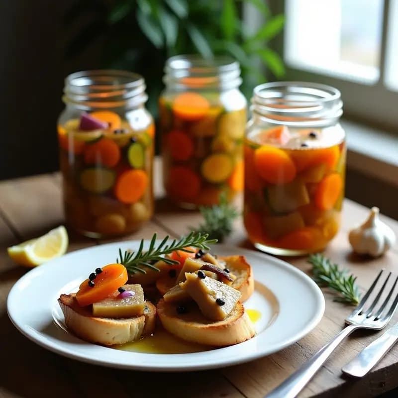 Escabeche de Sardinas con Vinagre de Manzana y Ajo: Receta Portuguesa en Conserva