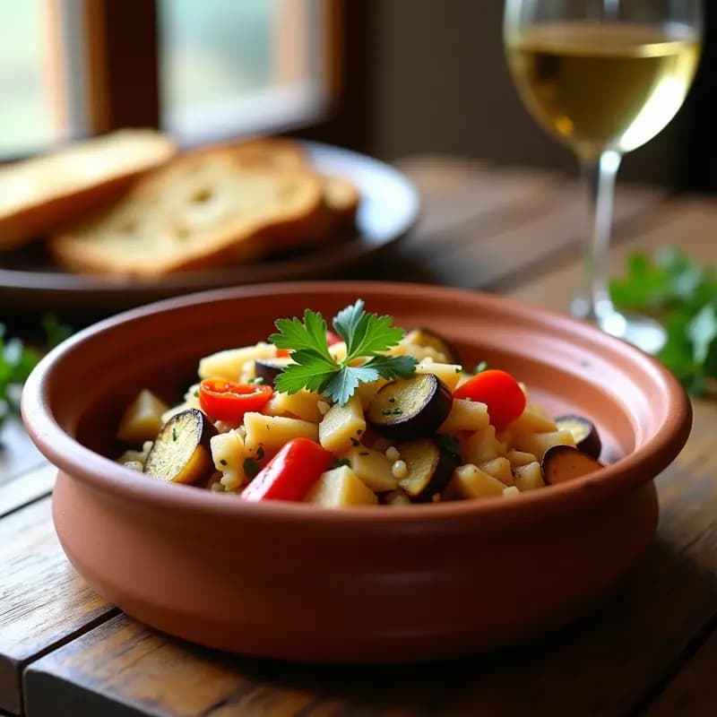 Espencat Catalán con Bacalao Desalado: Receta de Verano con Berenjena y Pimiento