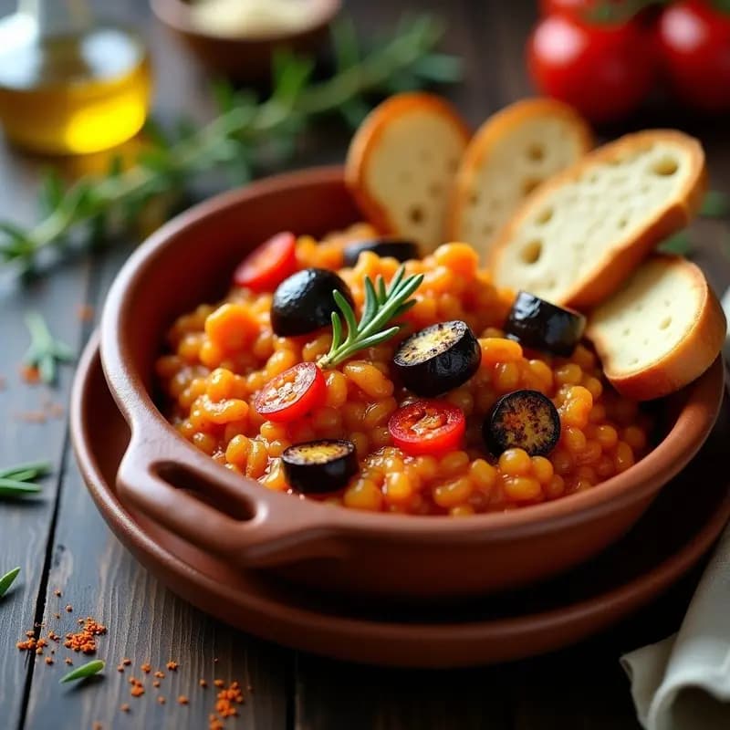 Espencat Catalán de Berenjena y Pimiento: guarnición o tapa vegana ahumada